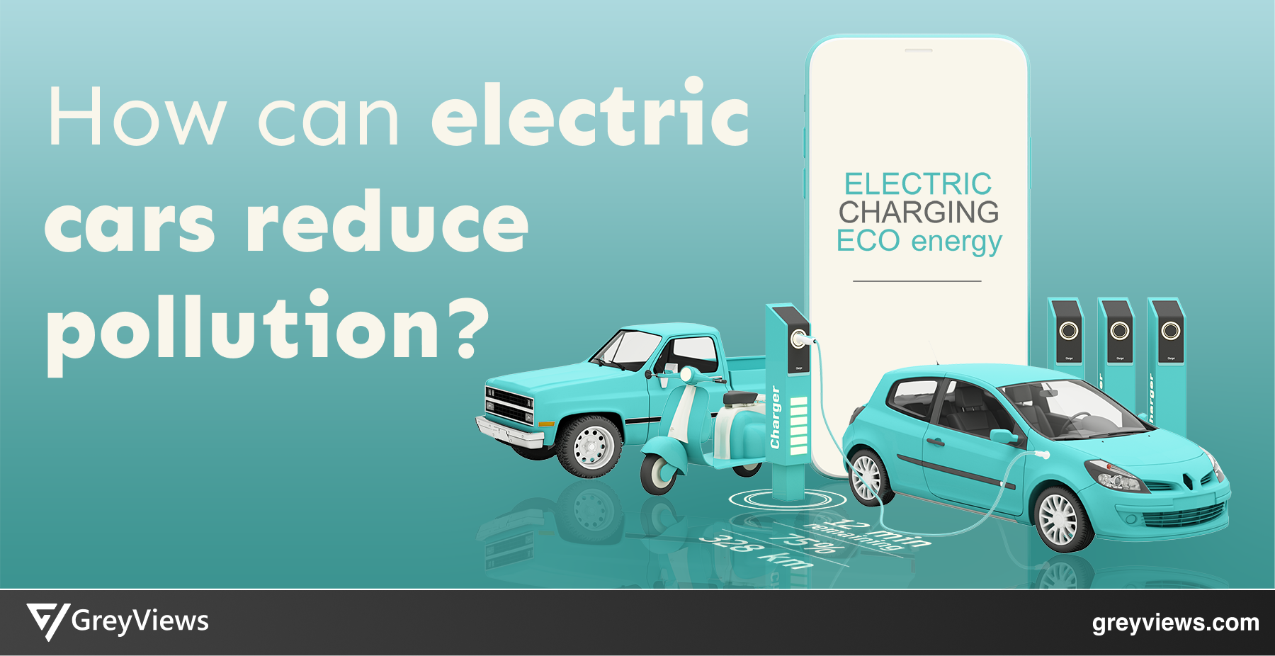 How can electric cars reduce pollution?