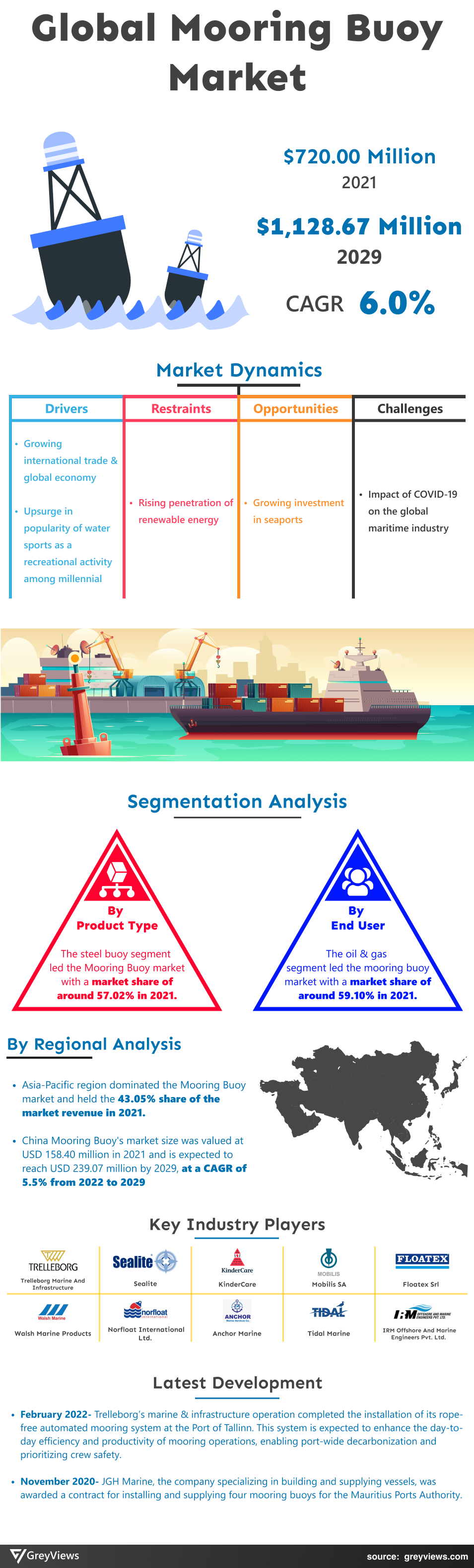 Greyviews Mooring Buoy Market Infographic